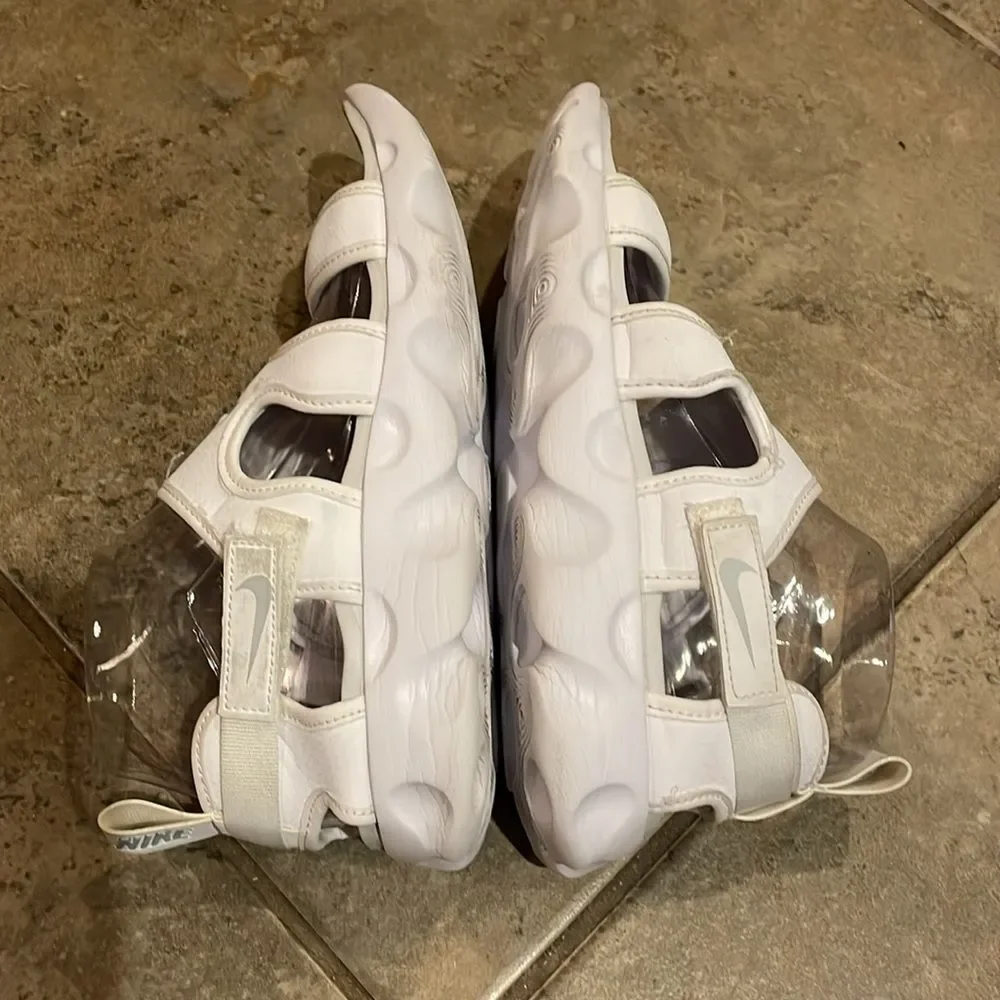 Nike Owaysis White Sandal Shoes Womens Size 9 CK9283-100 Lightweight Comfort